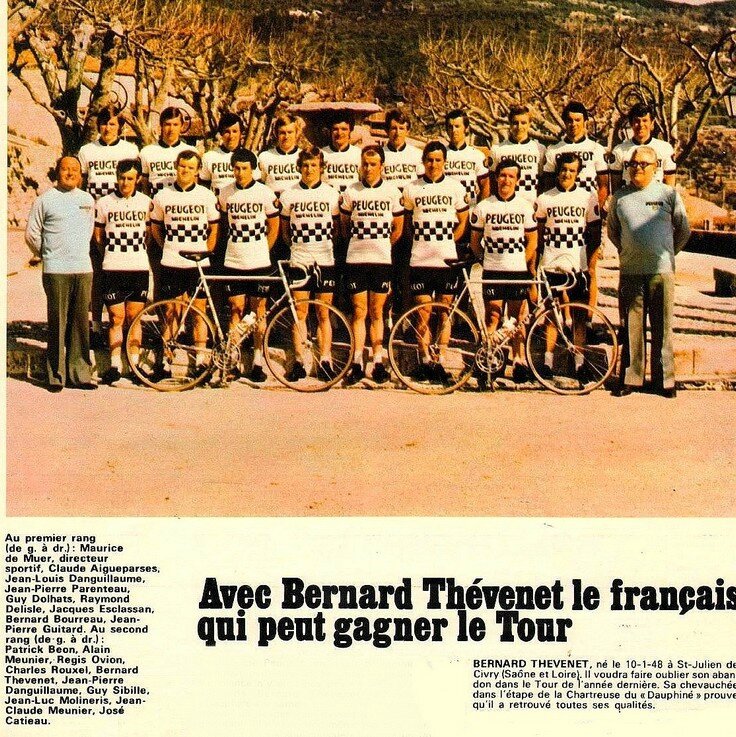134h) équipe Peugeot en 1975