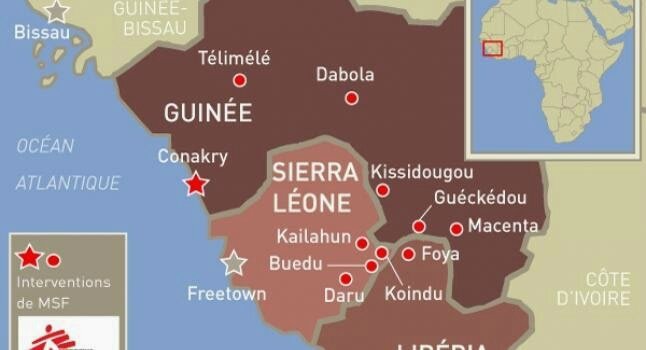 Ebola map