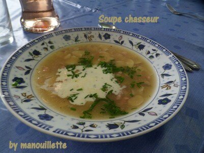 Soupe chasseur Par pure gourmandise