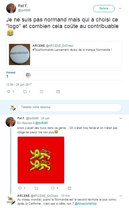 Echanges Twitter