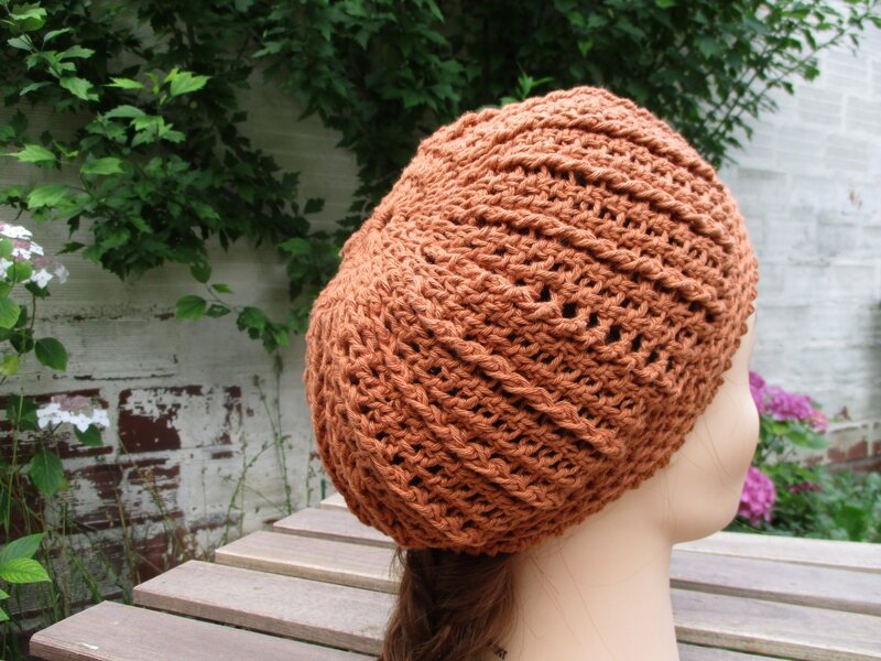 Bonnet simple en fil coton (2)