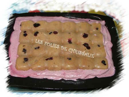 Entremets cassis 8