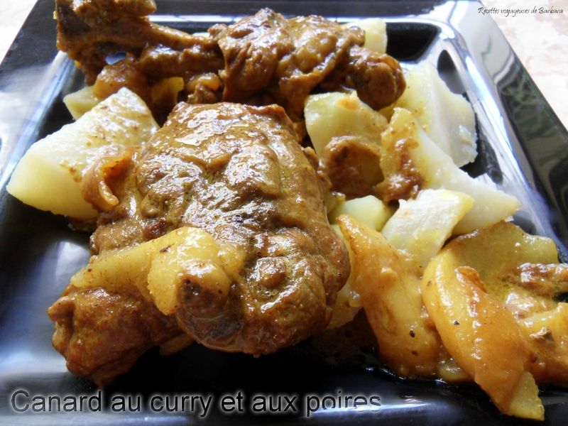 canard au curry et aux poires2