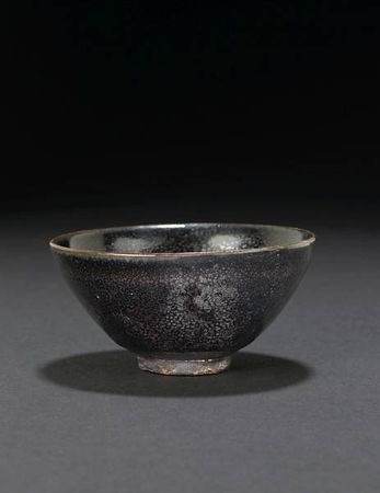 A_small__oil_spot__glazed_stoneware_teabowl