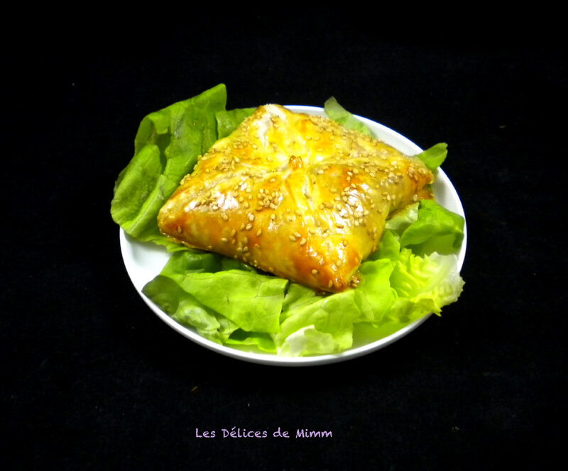 Feuilletés au camembert, pommes et lardons 2