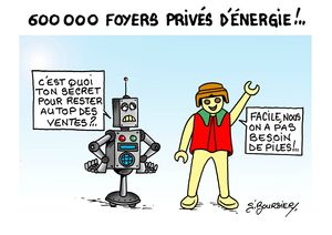 panne d'énergie web