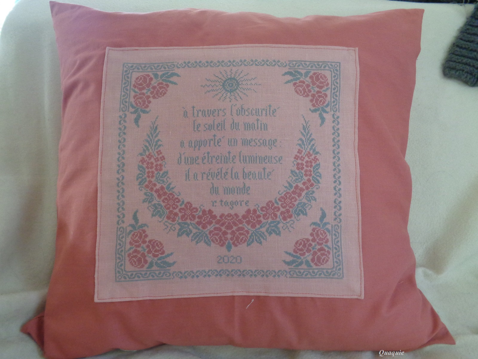 montage broderie du confinement de Renato Parolin