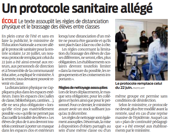 2020 08 08 SO Protocole sanitaire allégé
