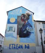 Bayonne, Festival Street Art Point de vue 2017, fresque, Sebas Velasco Xabier Anunzibai (64)