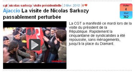 SarkozyVisiteCorsePerturbee