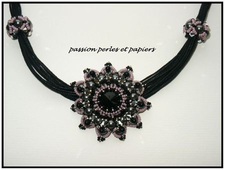 collier granada dark grey détail