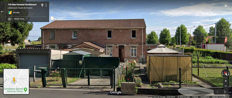 Maison du même type que celle de Grand-père Victor qui était en face de l'église saint-henri