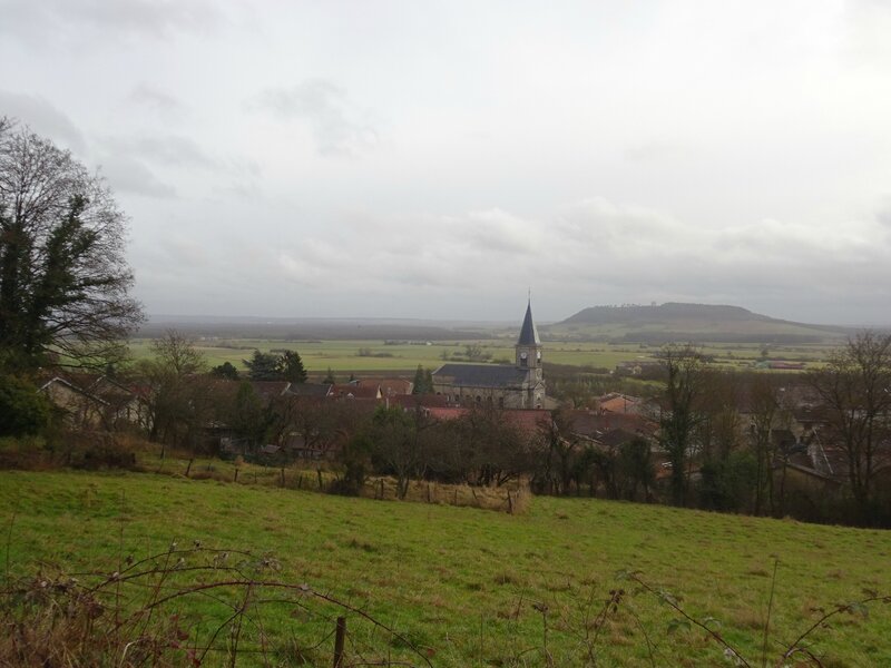 le village de Buxières sous les Côtes