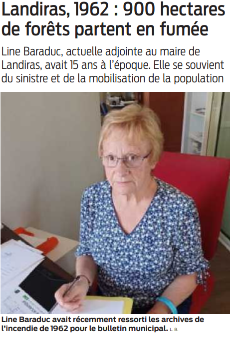 2022 07 24 SO Landiras 1962 900 hectares de forêts partent en fumée