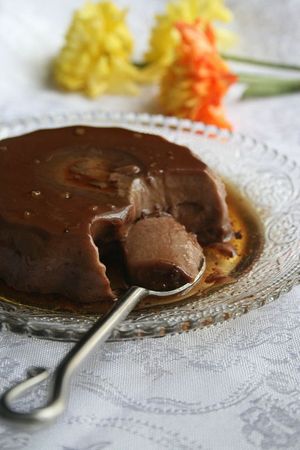 crème caramel au chocolat recettes crème caramel au chocolat