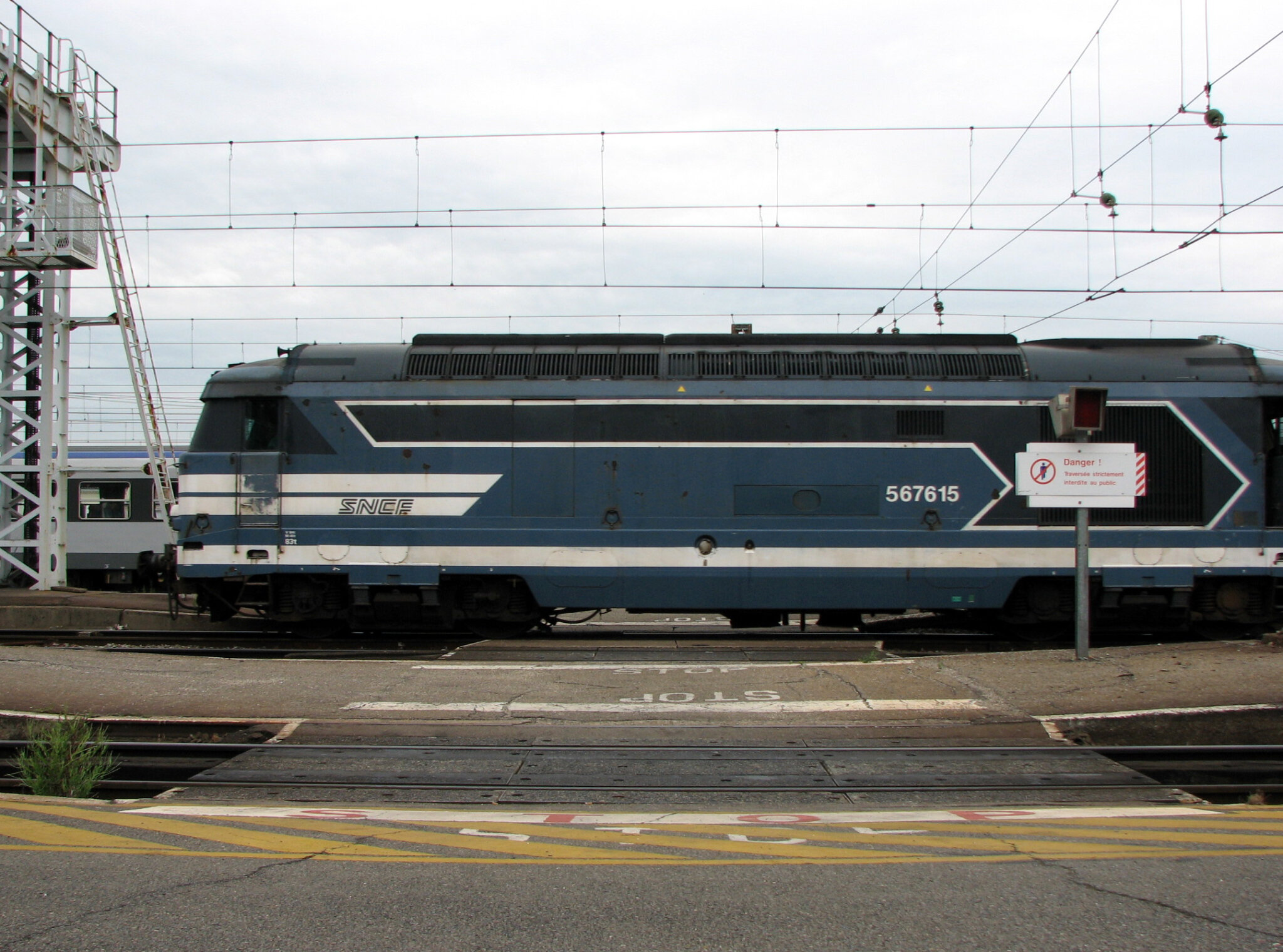 BB 67615 bleue, Bordeaux