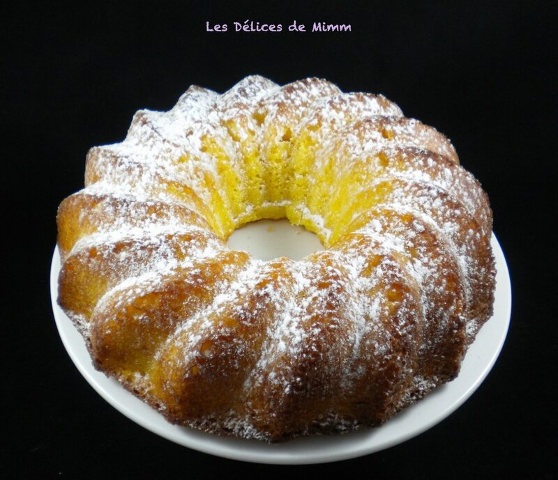 Cake vanillé au lait concentré sucré 2