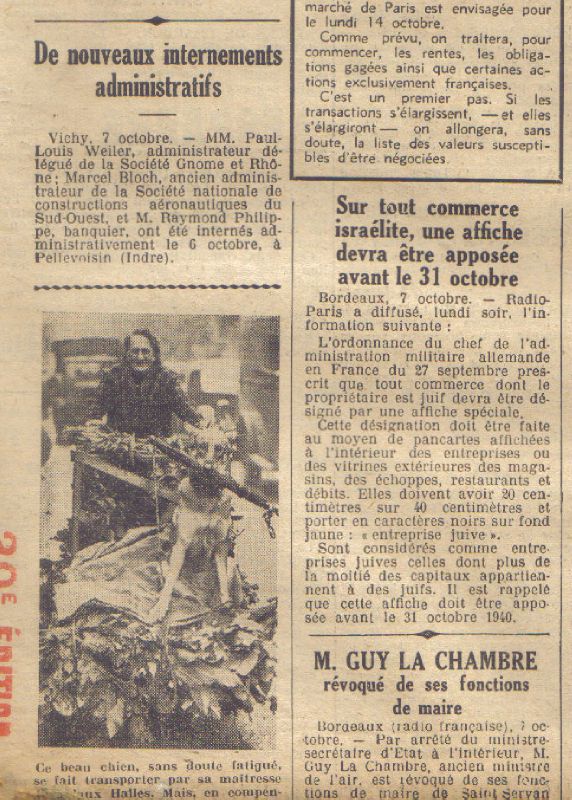 34 mercredi 9 octobre 1940