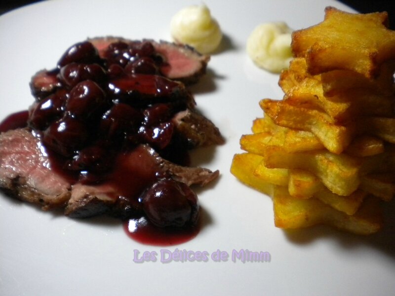 Magrets de canard, sauce aux cerises et au kirsch 2