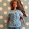 Vestiaire de Barbie : la jupe Olympique & le top torsadé Azur