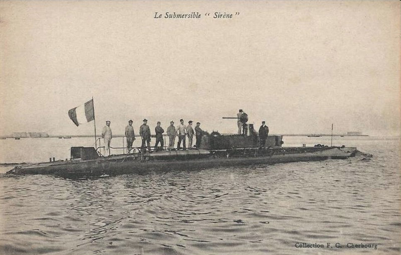 CPA Sous-marin Sirène