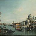 Manner of Canaletto, <b>The</b> <b>Grand</b> <b>Canal</b>, Venice, with <b>the</b> Salute and Dogana, from <b>the</b> Campo Santa Maria Zobenigo