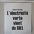 L'électricité verte vient du <b>SIEL</b> Labergement-Sainte-Marie Doubs Syndicat Intercommunal Electricité