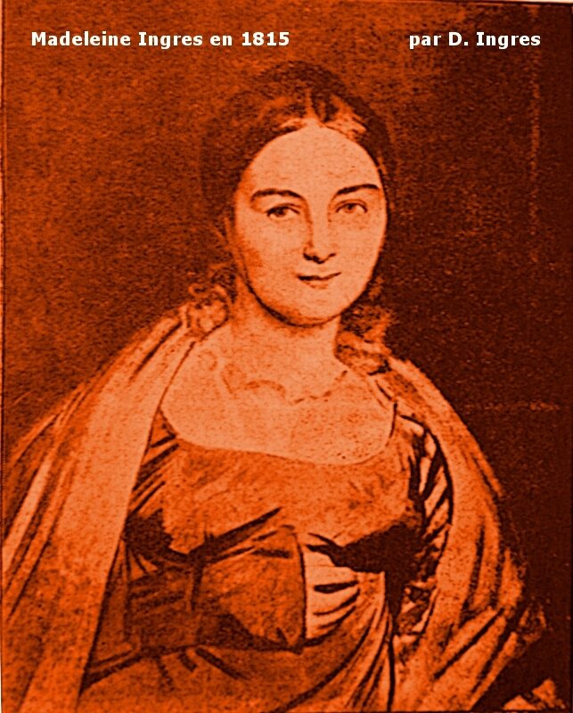 1815-portrait de Madeleine Ingres- toile de Dominique Ingres