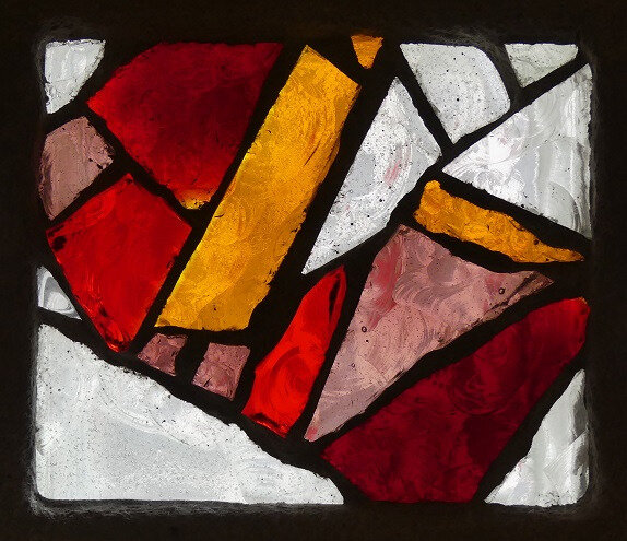 détail dalle de verre chapelle - clotilde gontel