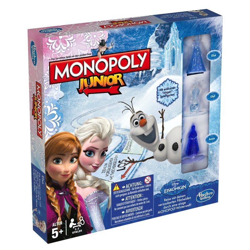 Monopoly La Reine des Neiges / Hasbro / Age : 5 ans et + / Prix indicatif : 16.30€