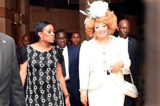 La Firts Lady camerounaise, Chantal Biya, était présente en 2015