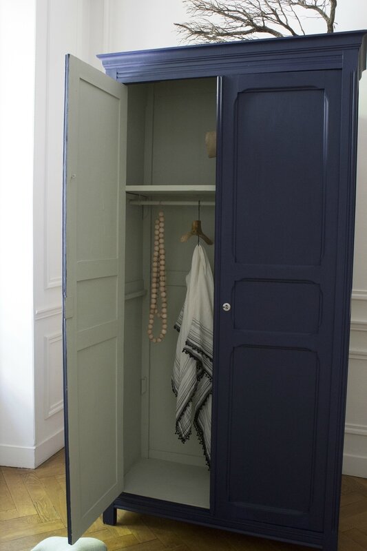 Armoire parisienne bleue chambre enfant TRENDY LITTLE 3