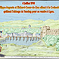 Juillet 1190 Philippe-<b>Auguste</b> et Richard-Coeur-de-Lion allant à la Croisade, quittent l'abbaye de Veselay pour se rendre à Lyon.