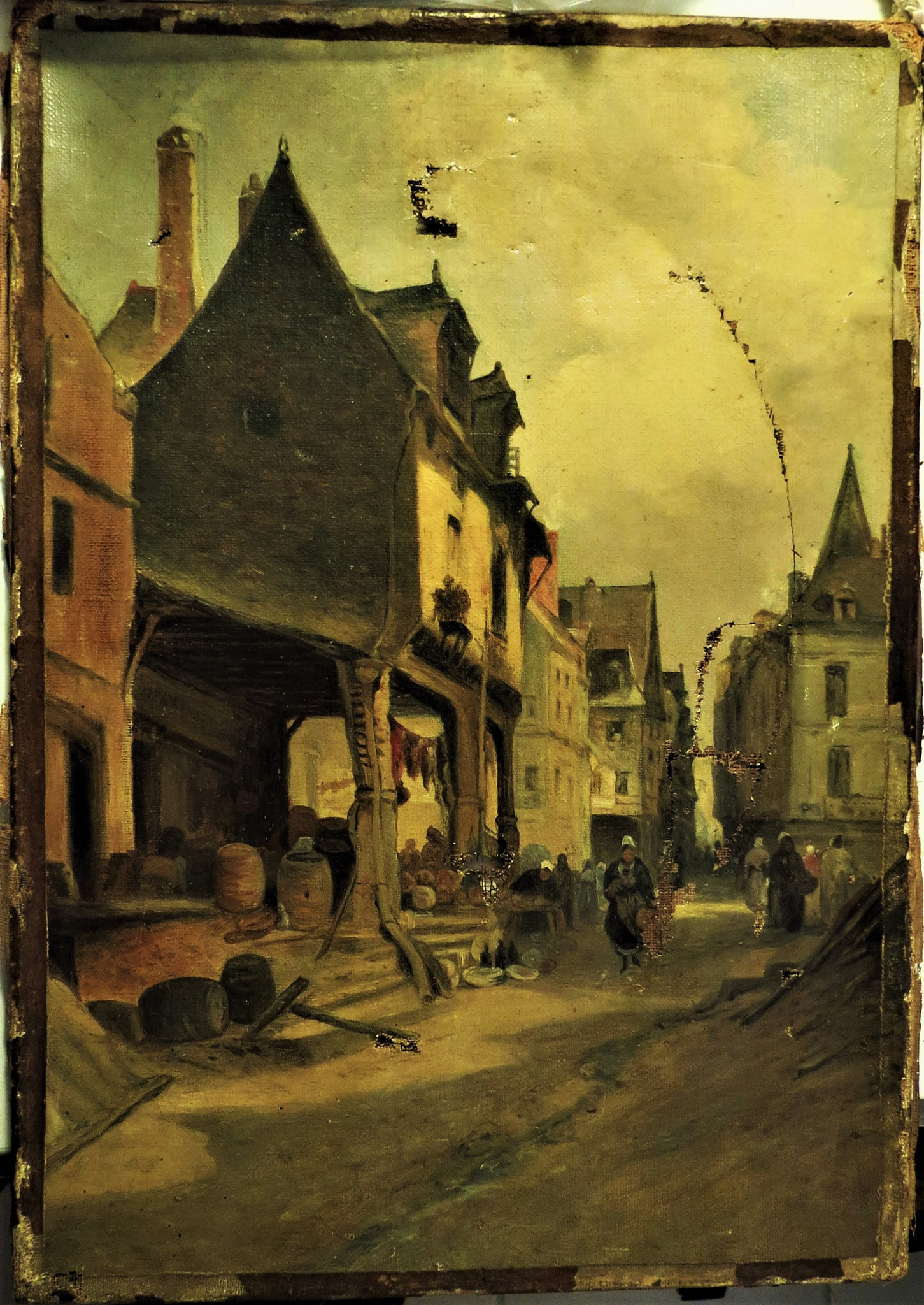 scène de village du nord