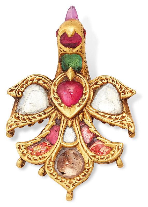 2019_CKS_17178_0095_002(a_small_gem_set_gold_pendant_in_the_form_of_a_bird_india_18th_century)
