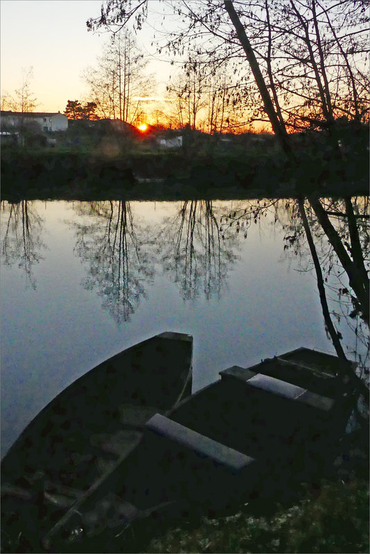 Coucher soleil rivière 3 110124