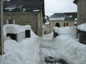 Lescun, sous la neige