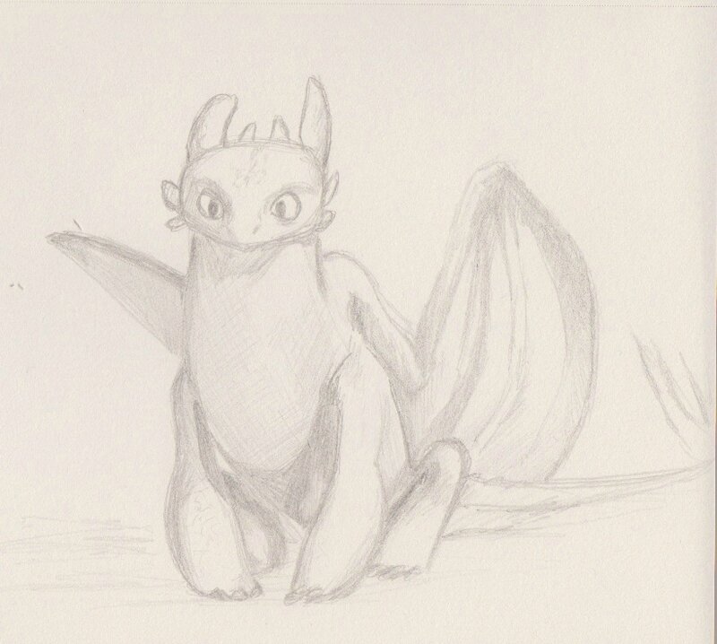 Toothless croquis 5