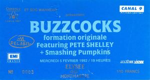 1992_02_Buzzcocks_Elysee_Montmartre_Billet