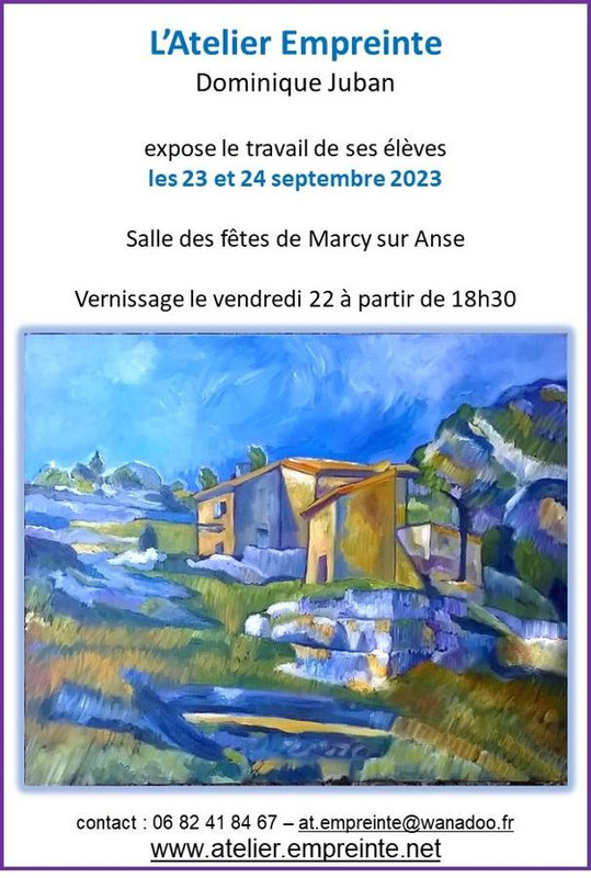 affiche-exposition-eleves-atelier-empreinte-2024