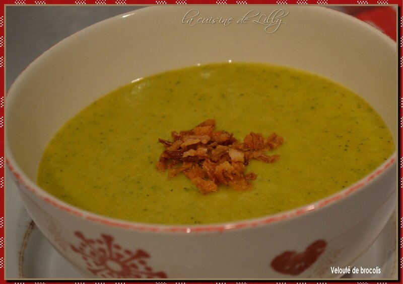 velouté aux brocolis
