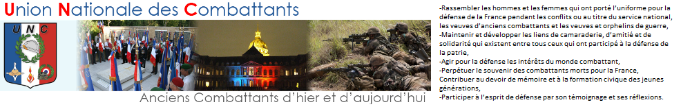 Union Nationale des combattants fédération du département de l'Aisne