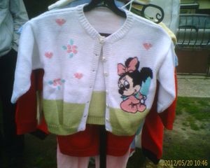 Gilet machine Minnie Baby