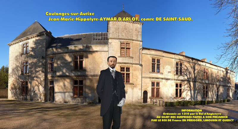 Coulonges-sur-Autize Jean-Marie-Hippolyte-AYMAR D'ARLOT, comte DE SAINT-SAUD