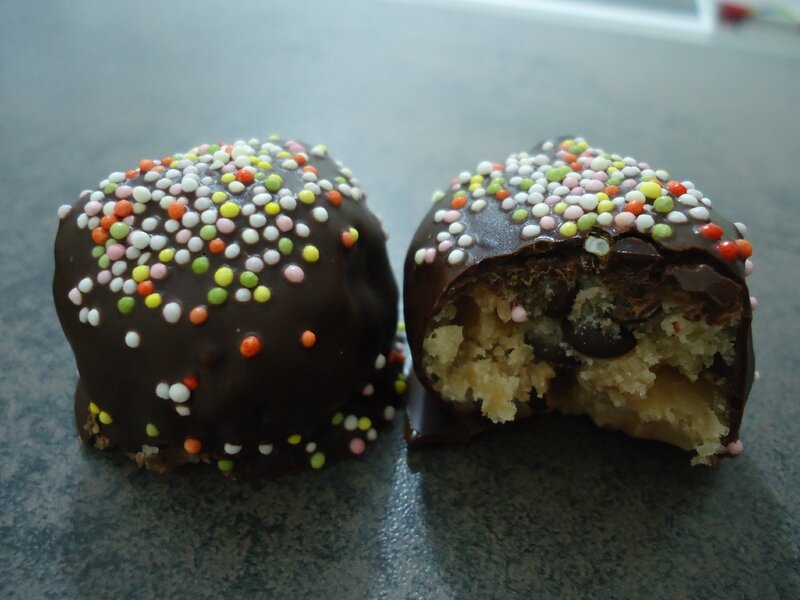 cookies ball au chocolat noir 2