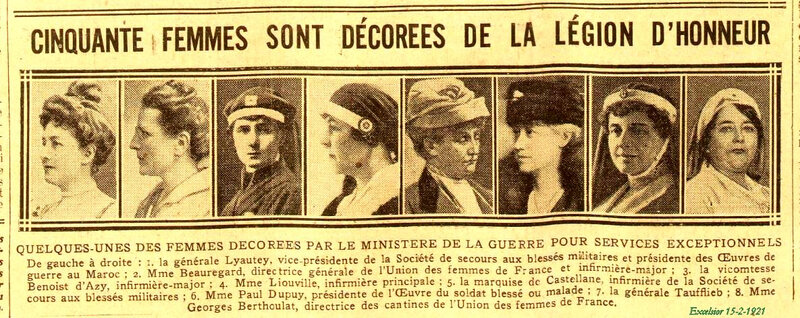 AP 1921 excelsior 15 fev femmes d'honneur