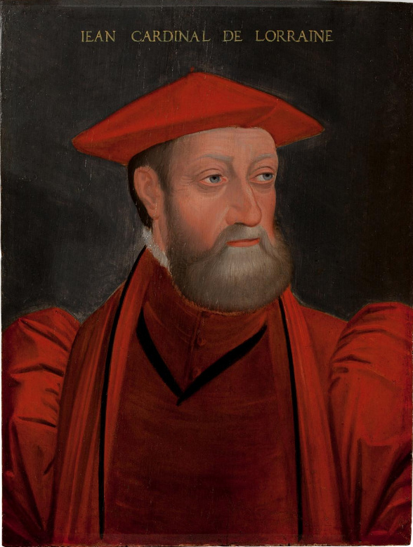 Portrait du cardinal Jean de Lorraine, Musée lorrain (cliché fr.calameo.com)