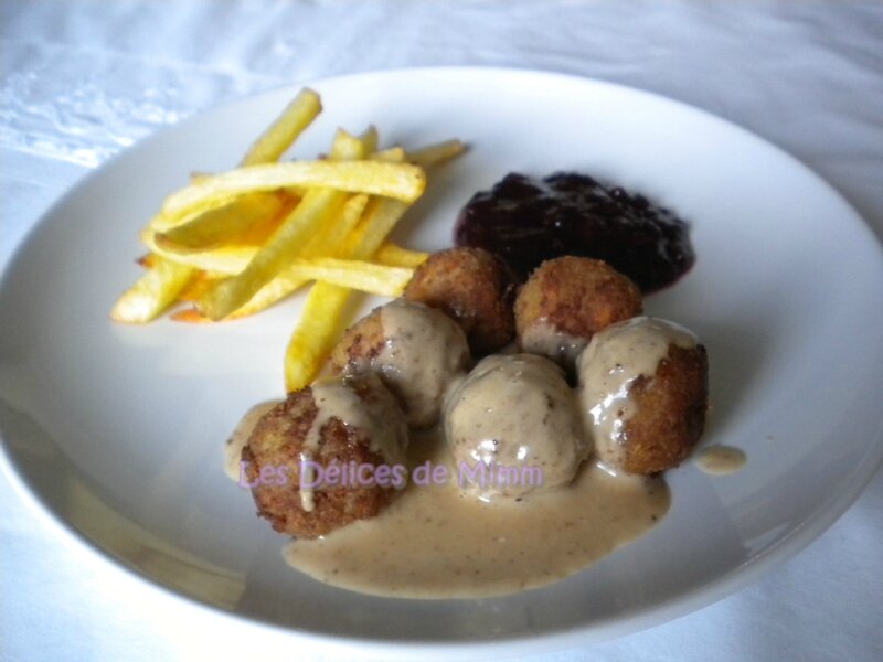 Boulettes de viande à la suédoise, sauce à la crème comme chez Ikea 2