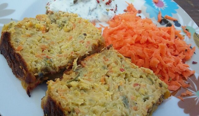 cake légumes et lentilles corail (4)