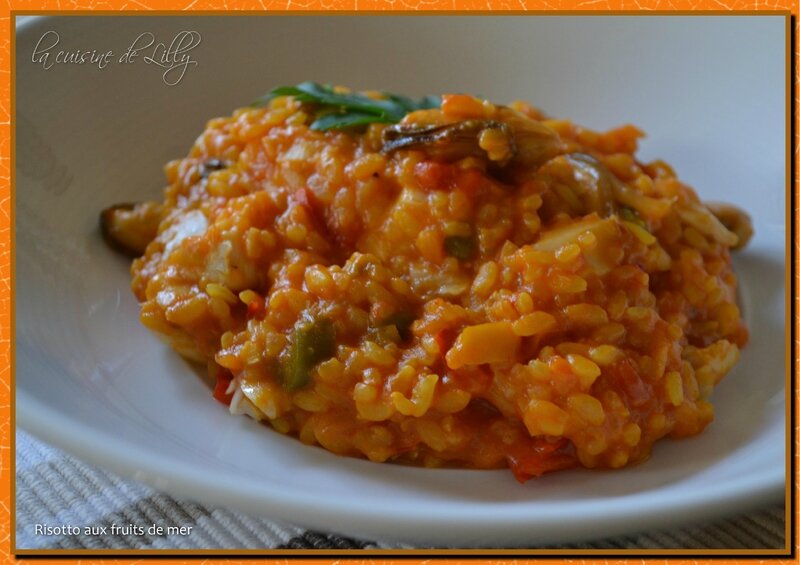 risotto aux fruits de mer
